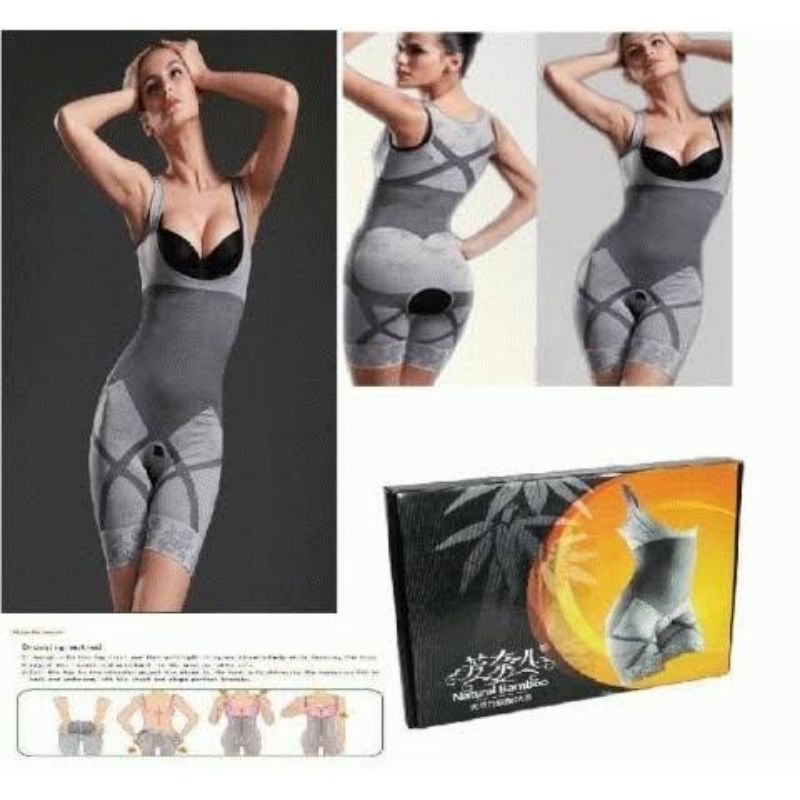 Natural bamboo slimming suit | Baju Pelangsing Original