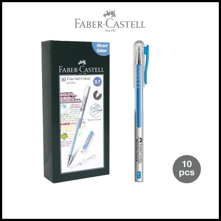 

Vanila | Faber-Castell True Gel Pen -- Light Blue Ink 0.7 Mm