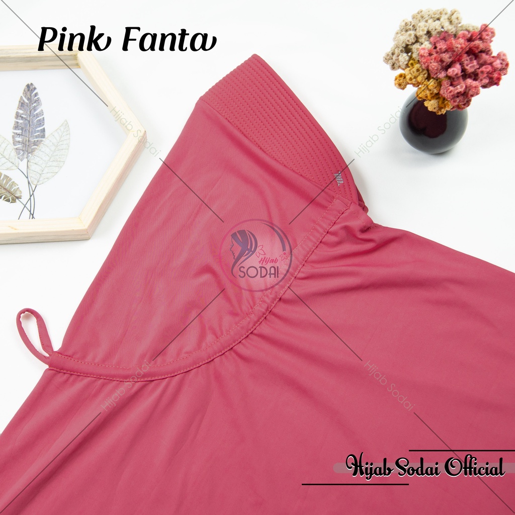 KHIMAR SERUT JOKOWI M | BERGO ADIBA UKURAN M-Pink Fanta