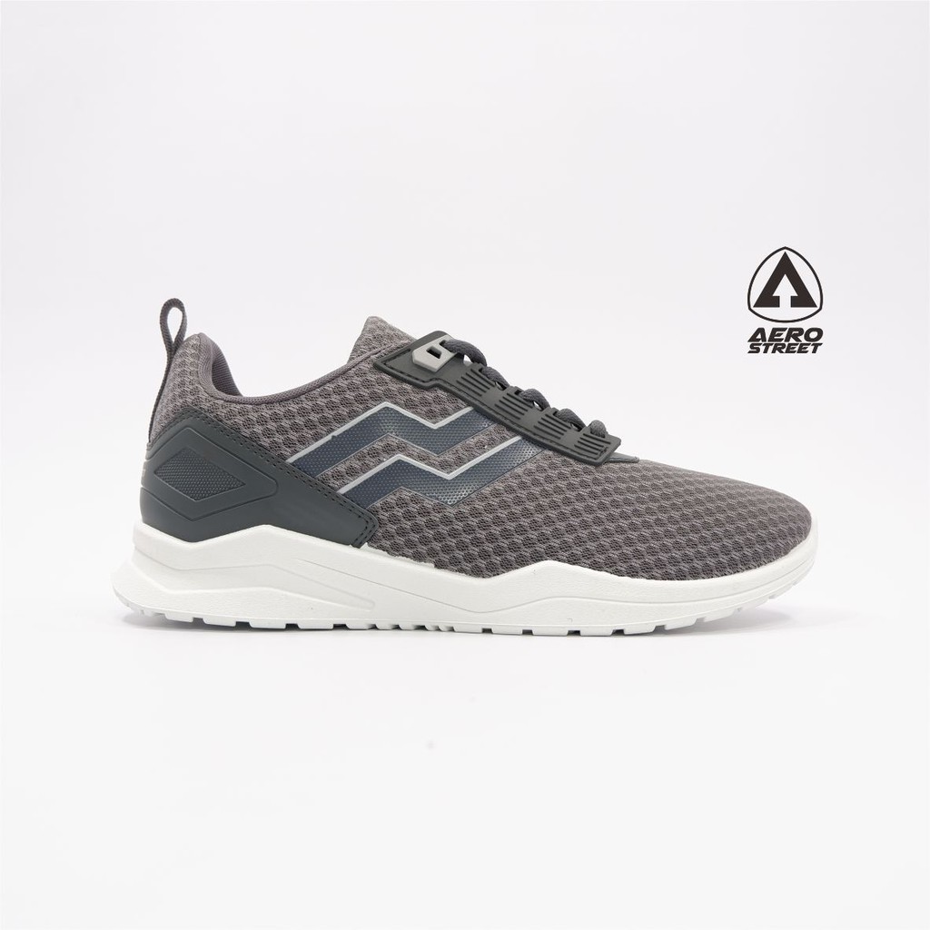 Aerostreet 40-43 Vorta Abu Tua - Sepatu Sneakers Casual Sport Sekolah Pria Wanita Aero Street