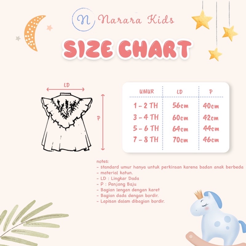 Top/Atasan Anak Perempuan Agatha by Narara Kids