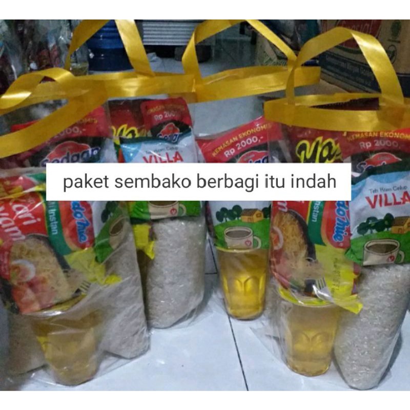 

Paket sembako ekonomis /paket beras