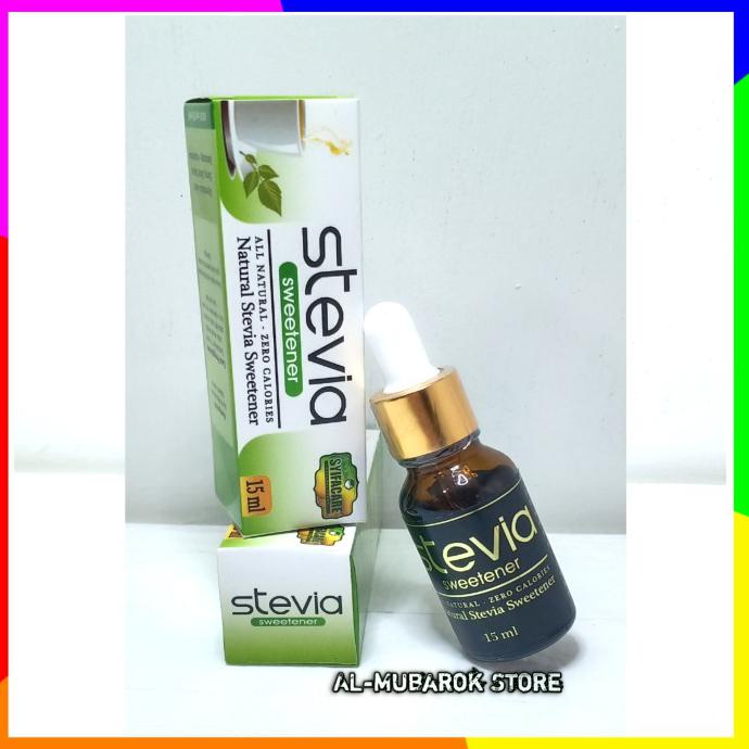 

Cuci Gudang Awal Tahun Gula Cair Non Calorie STEVIA 15 ml / Natural Stevia Sweetener Cuci Gudang