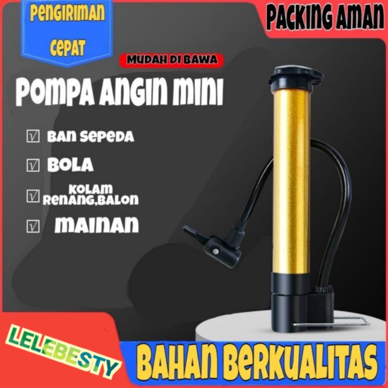 Pompa Angin Sepeda Mini Portable / Pompa Ban Sepeda / Pompa Bola Pompa Kolam Pompa Serbaguna