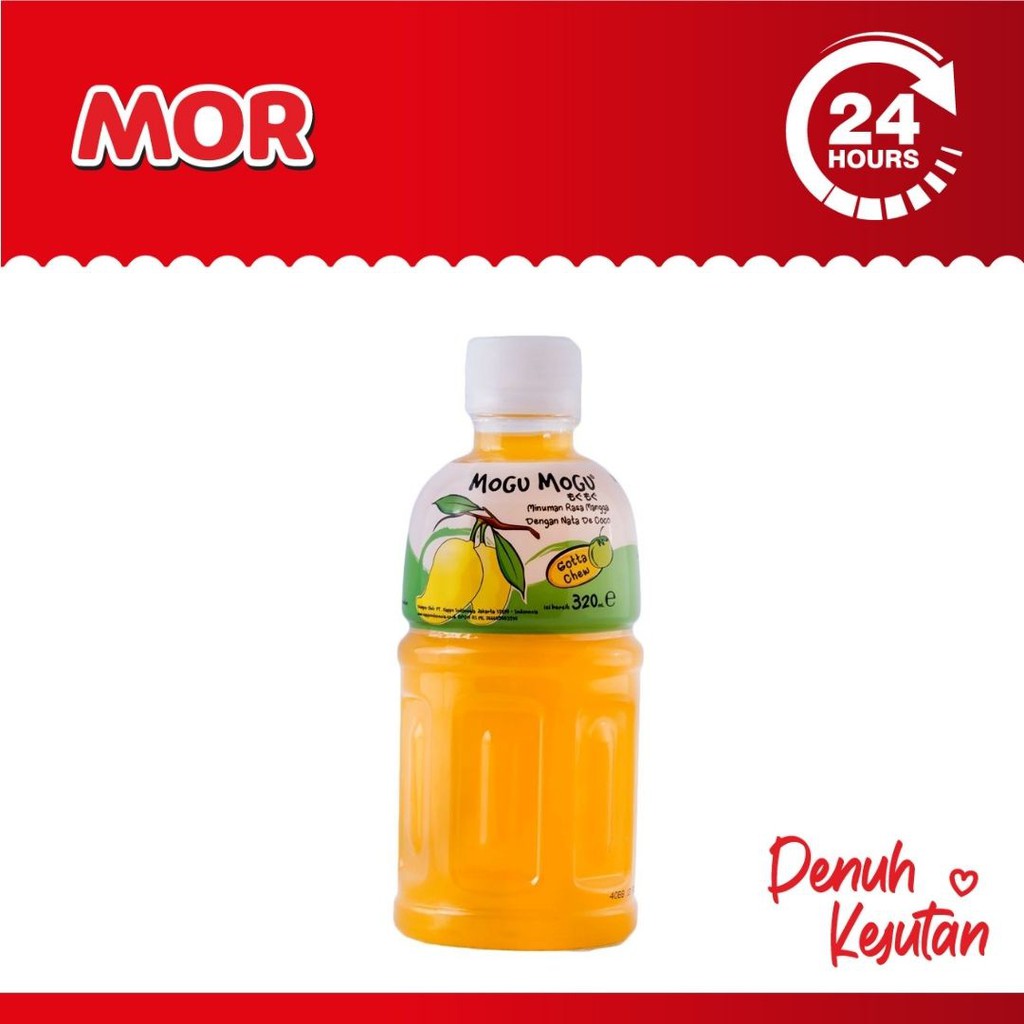 

MOGU MOGU Mangga Nata De Coco Mango Cotta Chew Btl 320 ml