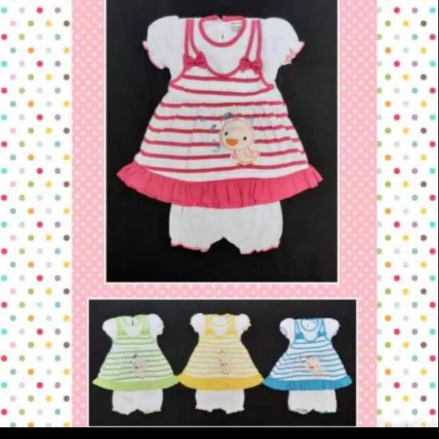 Rok Syifana Garis / Rok Bayi / Baju Bayi / Perlengkapan Bayi