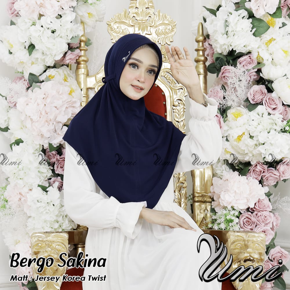 [COD] Original Produk Jilbab Bergo Sakinah Hijab Instan Jersey Jilbab Harian