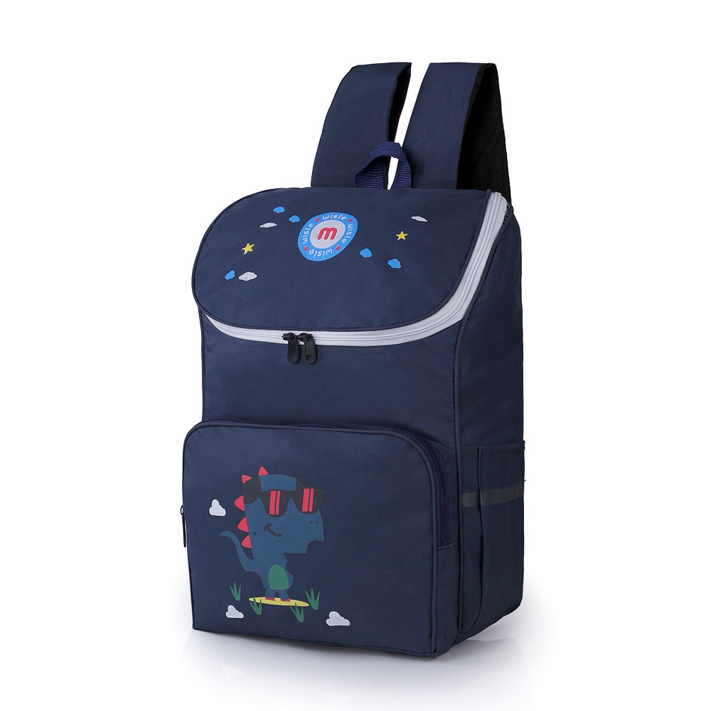 Tas Ransel Anak Sekolah TK SD Karakter Gookids Backpack Warna Biru Navy