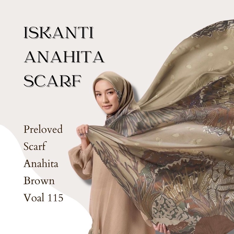Preloved Anahita Scarf Iskanti Voal
