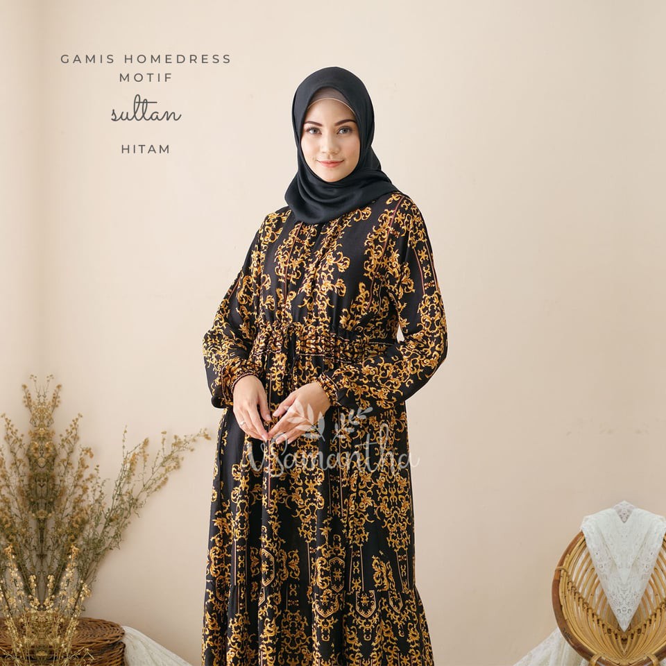 Gamis Homedress Rayon Motif