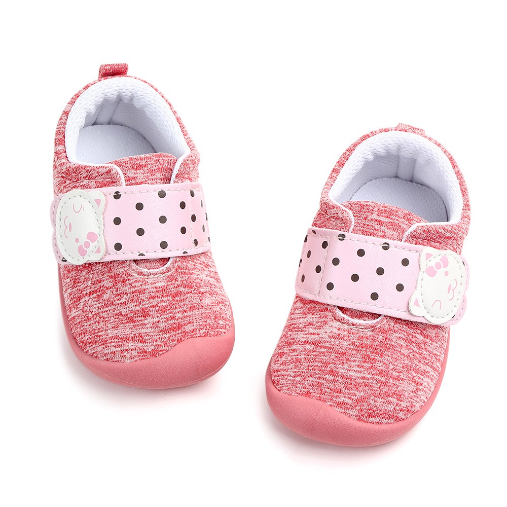 Sepatu Flat Anak Perempuan Import - Sepatu Toddler Pink W099