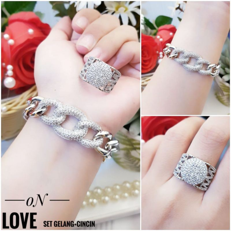 Xuping Gelang dan Cincin 0823q