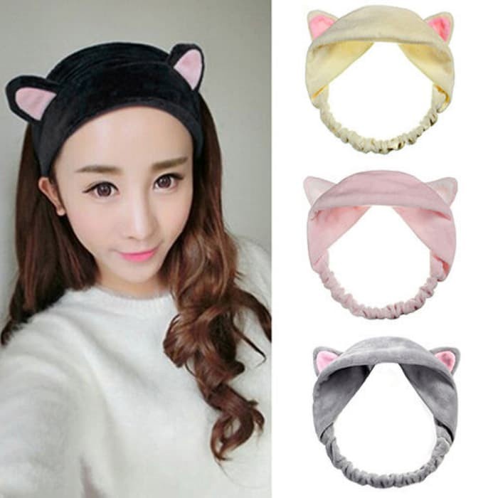 ⭐️ Jendela Kosmetik ⭐️Bando Kucing / Bando Unik / Bando Lucu / Bando Model Kucing / Bando Animal / Bando Telinga Kucing / bando 2