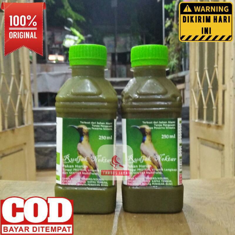 2 botol rudjak rujak nekstar nektar original botol besar isi 250ml
