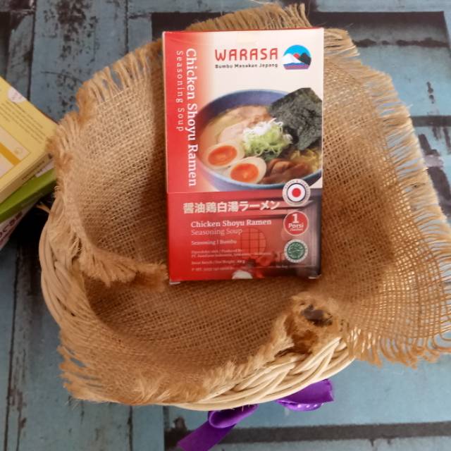 

Warasa Chicken Shoyu Ramen (Seasoning Soup) 60gram.
