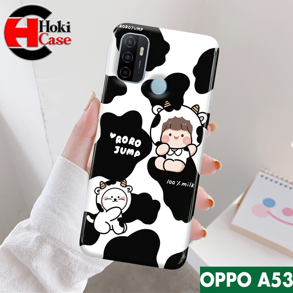 Case Oppo A53 - Fashion Case Kartun - 1 - 3d - Case Hp Oppo - Casing Viral - Kesing Hp Couple - Case