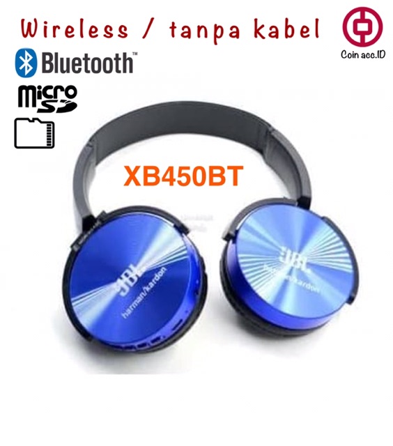 Headphone JBL wireless bluetooth XB450BT