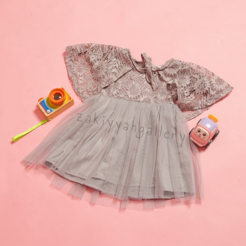 DRESS ANAK SABRINA/DRESS ANAK KONDANGAN/DRESS PESTA ANAK