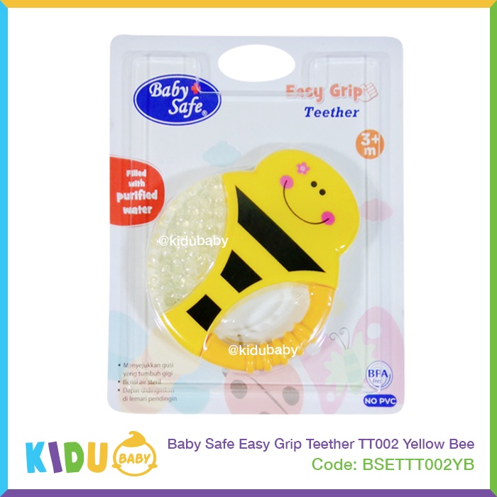 Baby Safe Easy Grip Teether TT002 TT003 Mainan Gigitan Bayi Kidu Baby