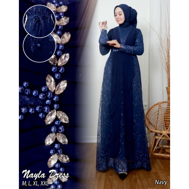 (Realpict) GAMIS NAZWA // GAMIS KEBAYA MODERN // GAMIS TERBARU // GAMIS PESTA TERLARIS // GAMIS MIX