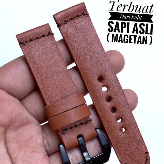 Strap Tali Jam Tangan Kulit Sapi Asli tahan lama berkualitas