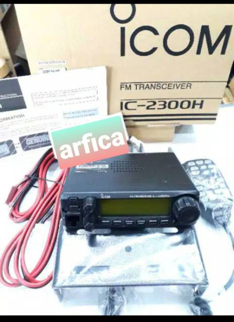 PAKET RADIO RIG ICOM IC 2300H VHF PLUS ANTENA MOBIL KABEL &amp; BREKET ICOM MURAH