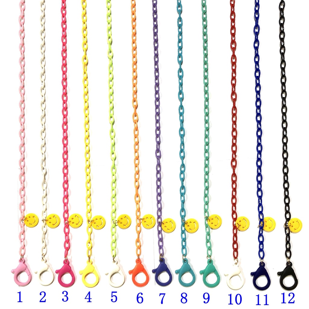 1pc Strap Leher Warna-Warni