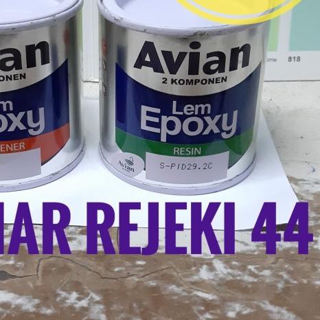 

♜ Lem EPOXY Avian 2 Komponen Resin + Hardener ☆