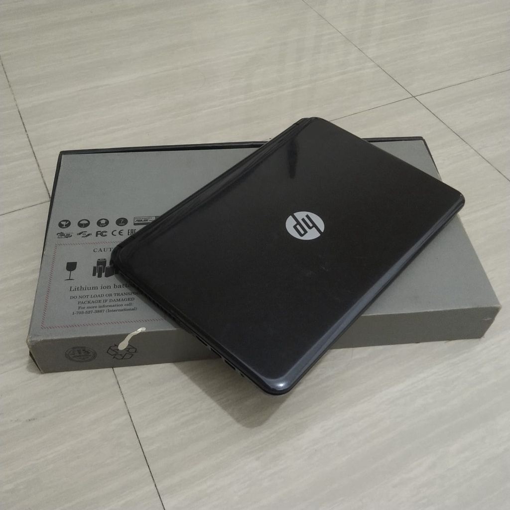 laptop leptop second programmer desain gaming hp 14 core i3 vga nvidia 2gb ram 8gb hdd 500gb ssd 128 mulus