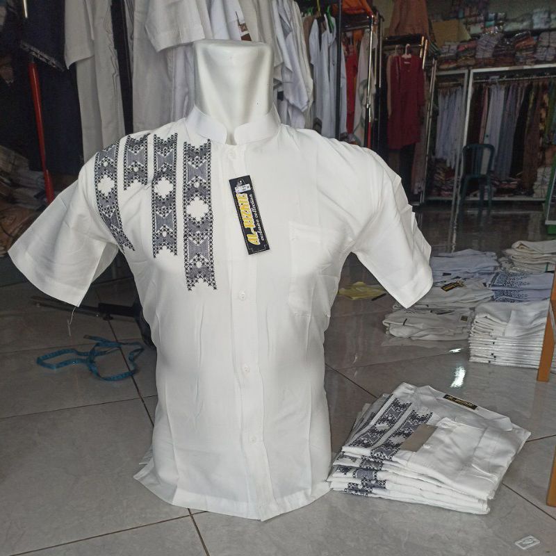 BAJU TAKWA BAJU KOKO BAJU MUSLIM PRIA TAKWA AL RIZKIE