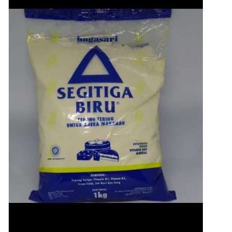 

tepung segitiga biru transparan 1kg