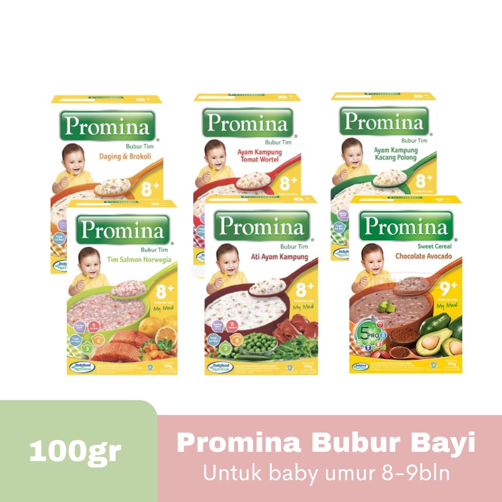 Promina Bubur Bayi 8+ dan 9+ Box