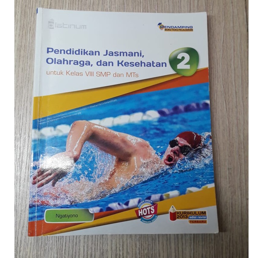 Buku Paket PJOK SMP Kelas 8 penerbit Tiga Serangkai