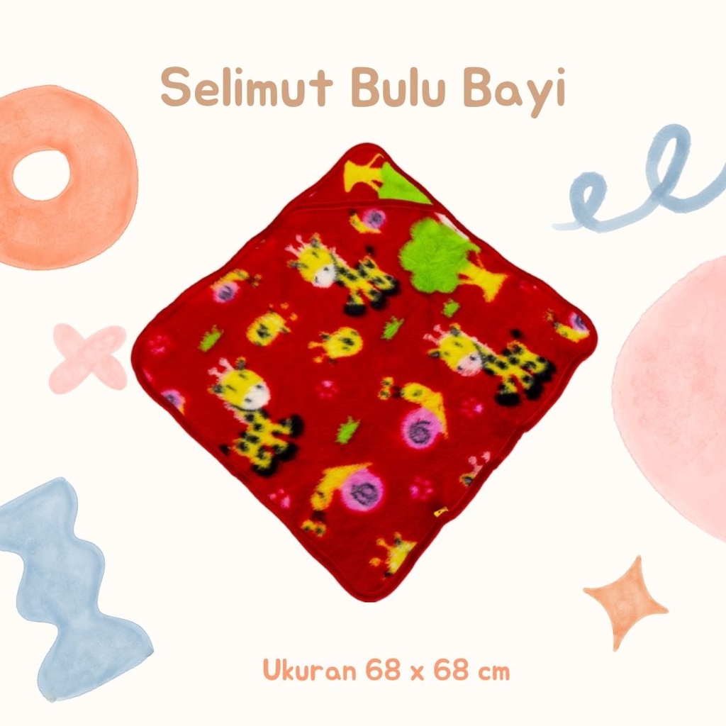 Selimut Bayi Topi Bulu Cintaku / Tlully / Jessen / Claudia / Perlengkapan Tidur Baru Lahir Baby Newborn Karakter Murah Lucu Selimut Bulu Bayi Newborn tebal bagus murah Cintaku