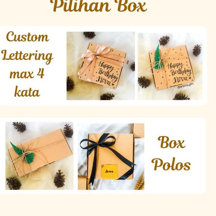 

Bisa COD [TERMURAH] Box Hampers /Box kado/ kotak kado / gift box / box+pita+kertas cacah (baca deskr