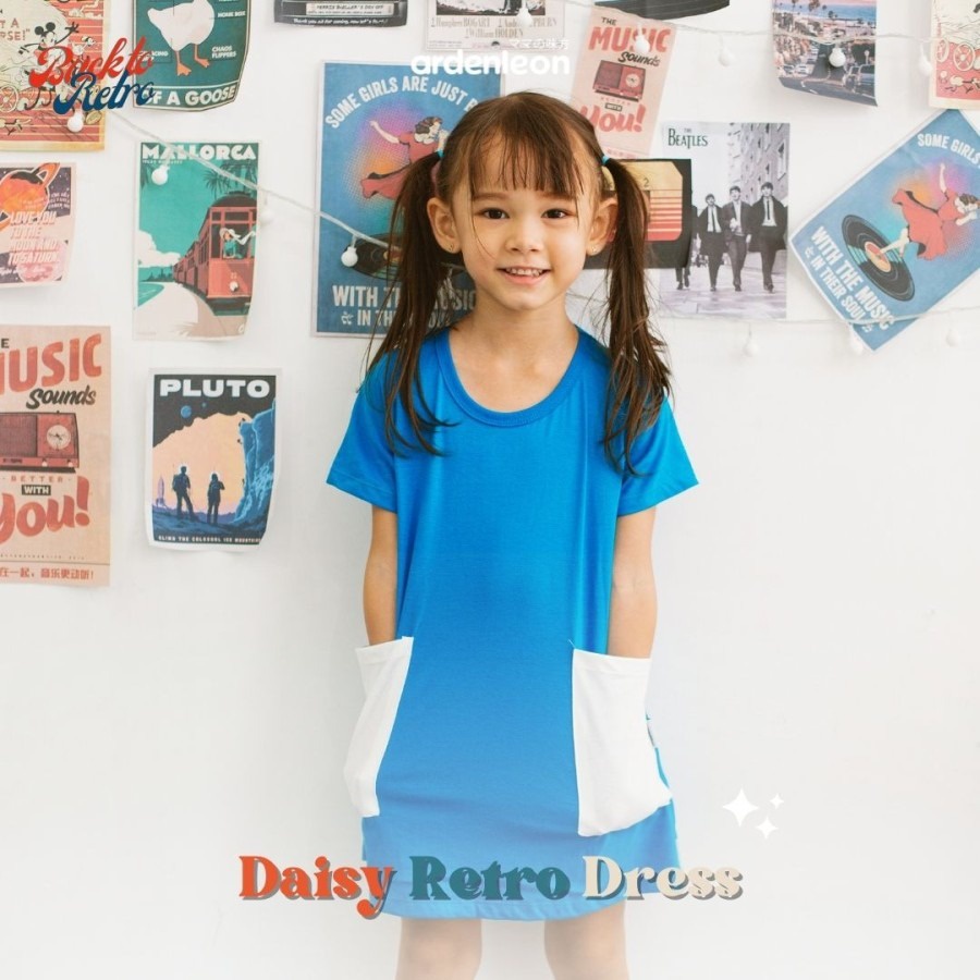 Ardenleon Girl Daisy Retro Dress