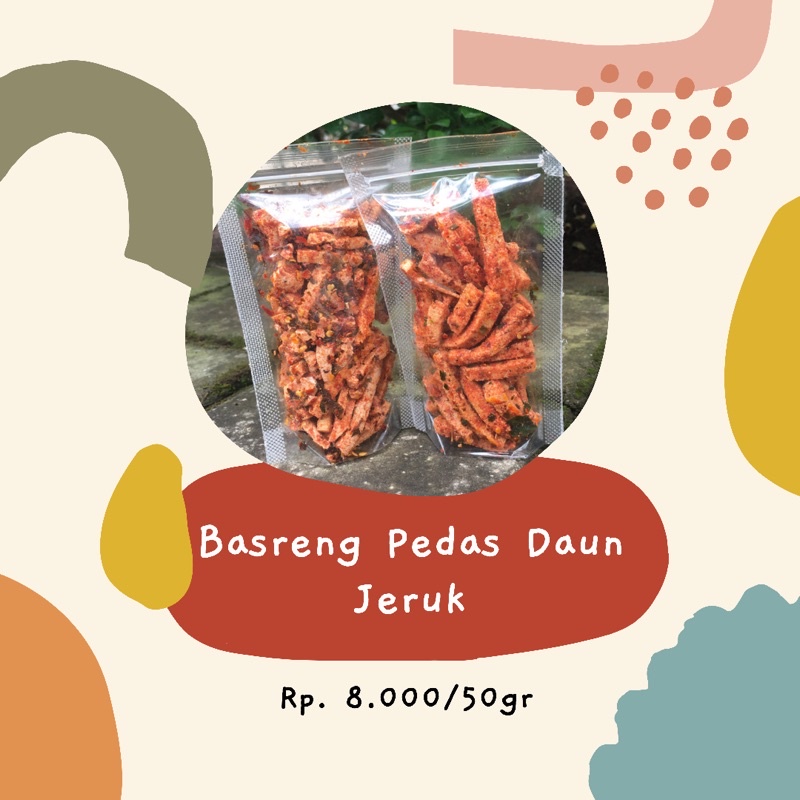 

Basreng pedas daun jeruk