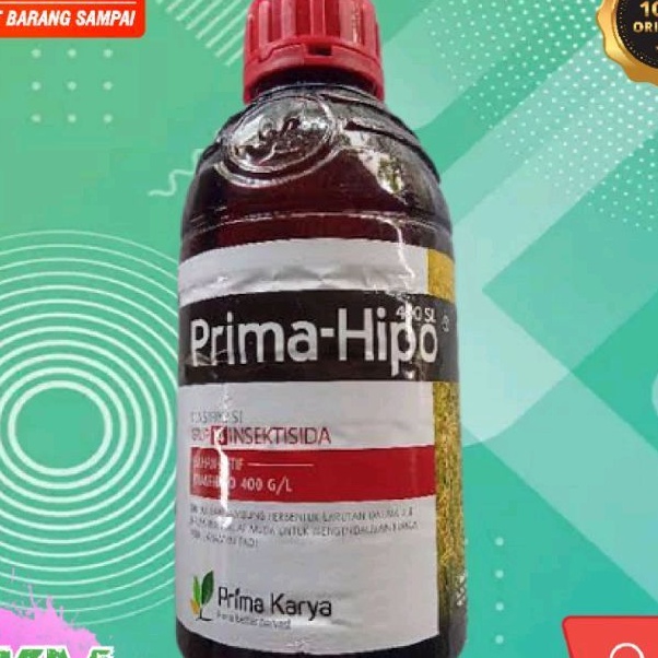 Prima-Hipo 400 SL-1 Liter (insektisida) Pengendali penggerek Batang, Putih palsu &amp; Wereng