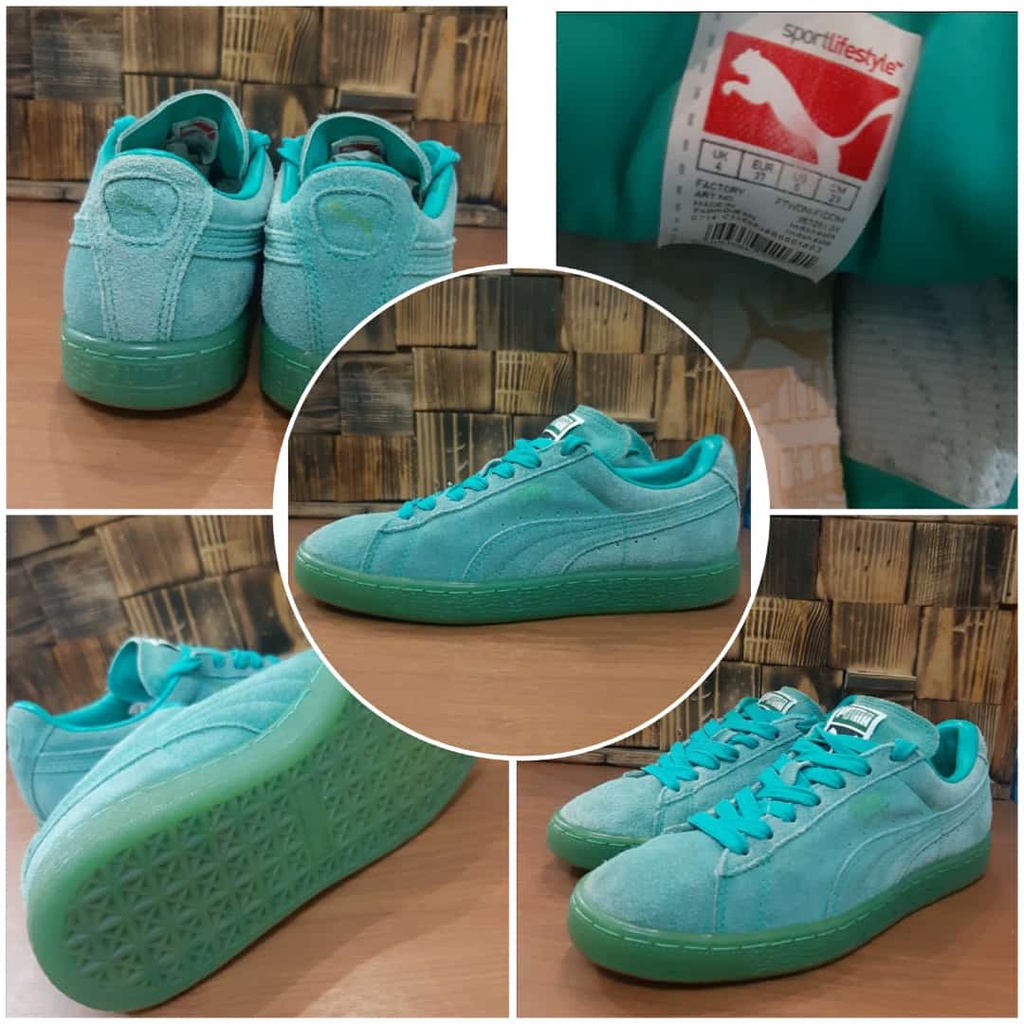 SEPATU SECOND BRANDED ORI PUMA SNEAKERS WANITA PRIA UNISEX REALPIC MURAH