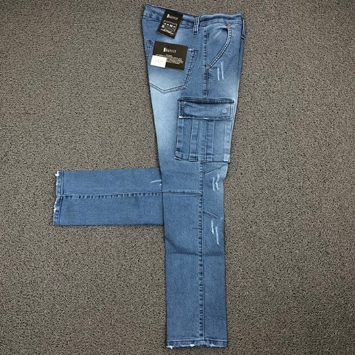 cargo denim jeans