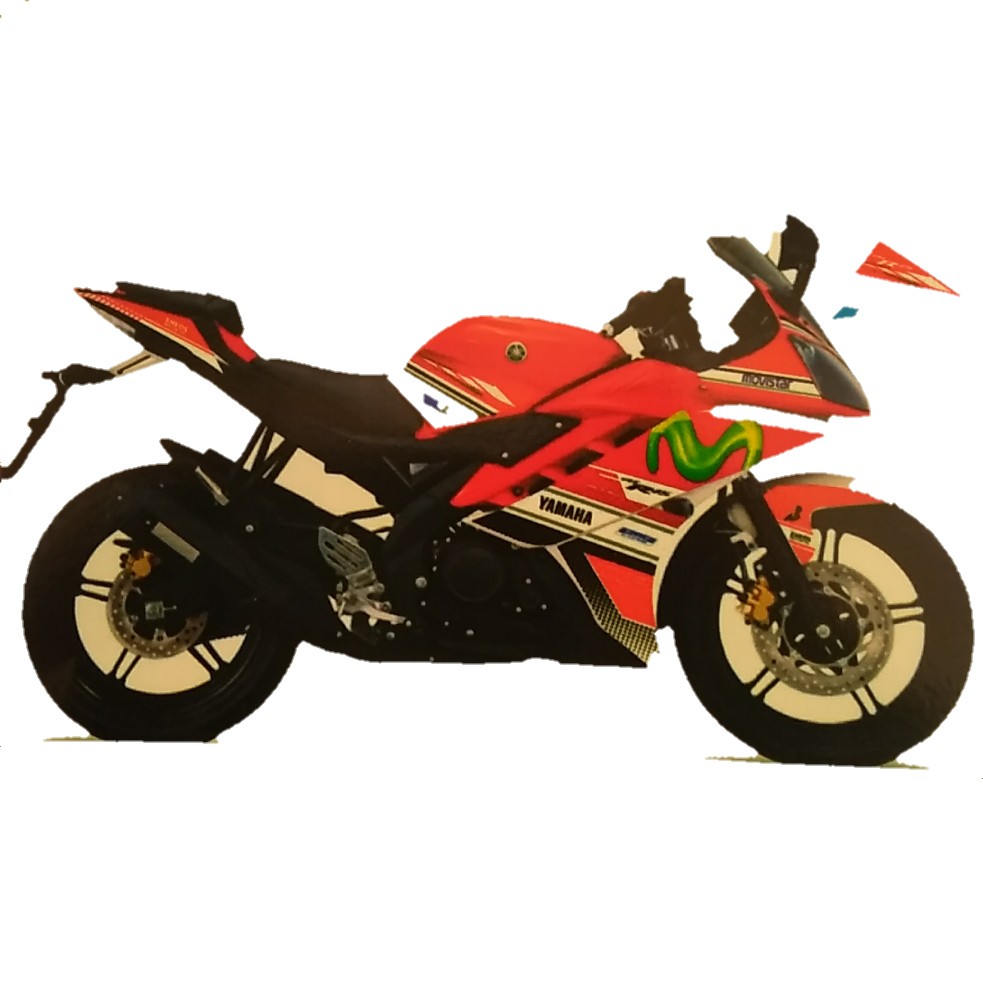 Stiker Motor Striping Motor Yamaha YZF R15 Variasi Moto Gp