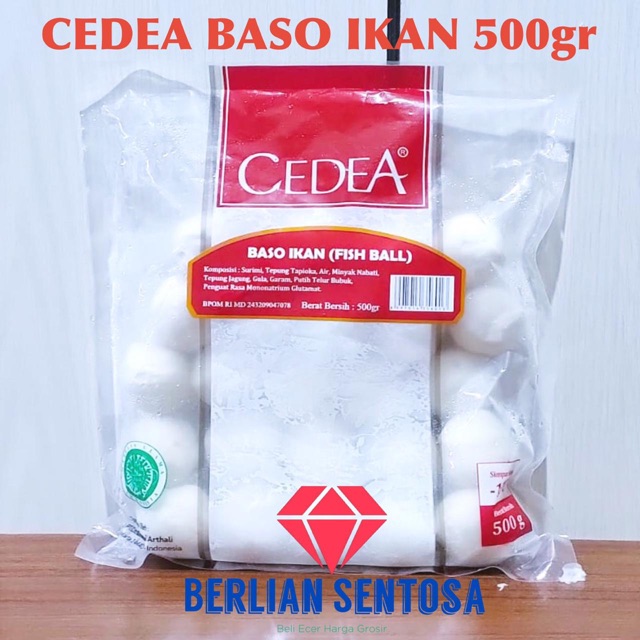 

Cedea Fish Ball baso ikan 500gr