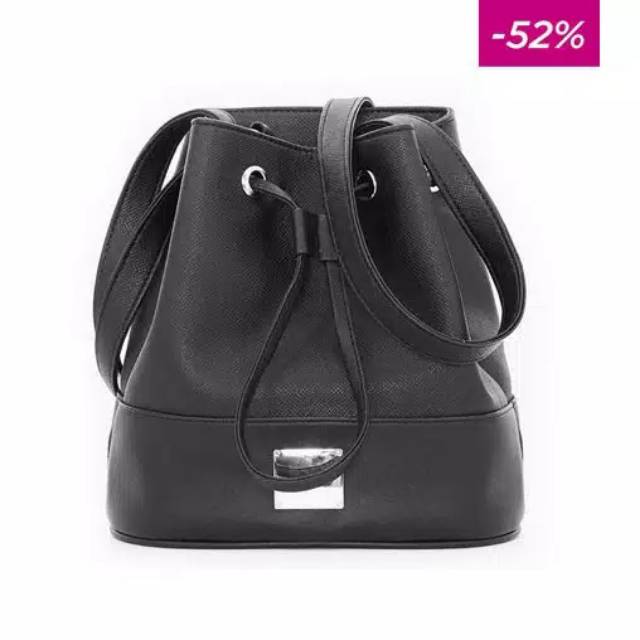 SOPHIE MARTIN PARIS - TAS SELEMPANG SERUT DRAVIN BLACK