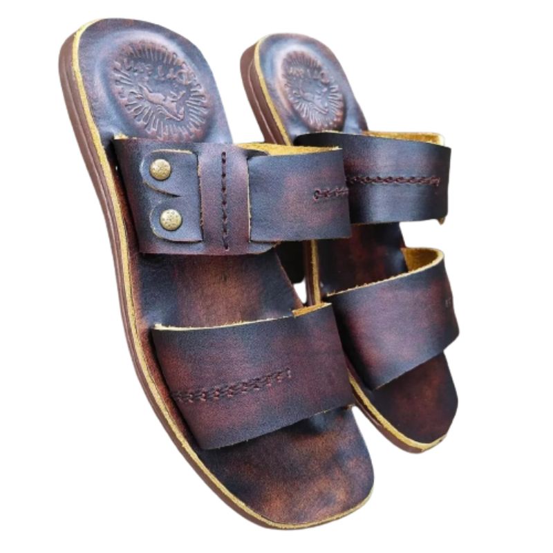 SANDAL PRIA FULL KULIT SAPI ASLI 100% BERKUALITAS