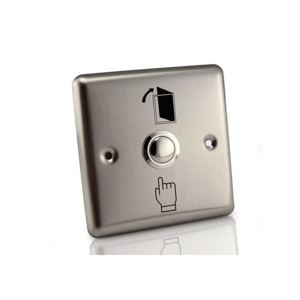 Alat kontrol  bel pintu Exit Button Stainless Steel Pintu Access Door Control Push