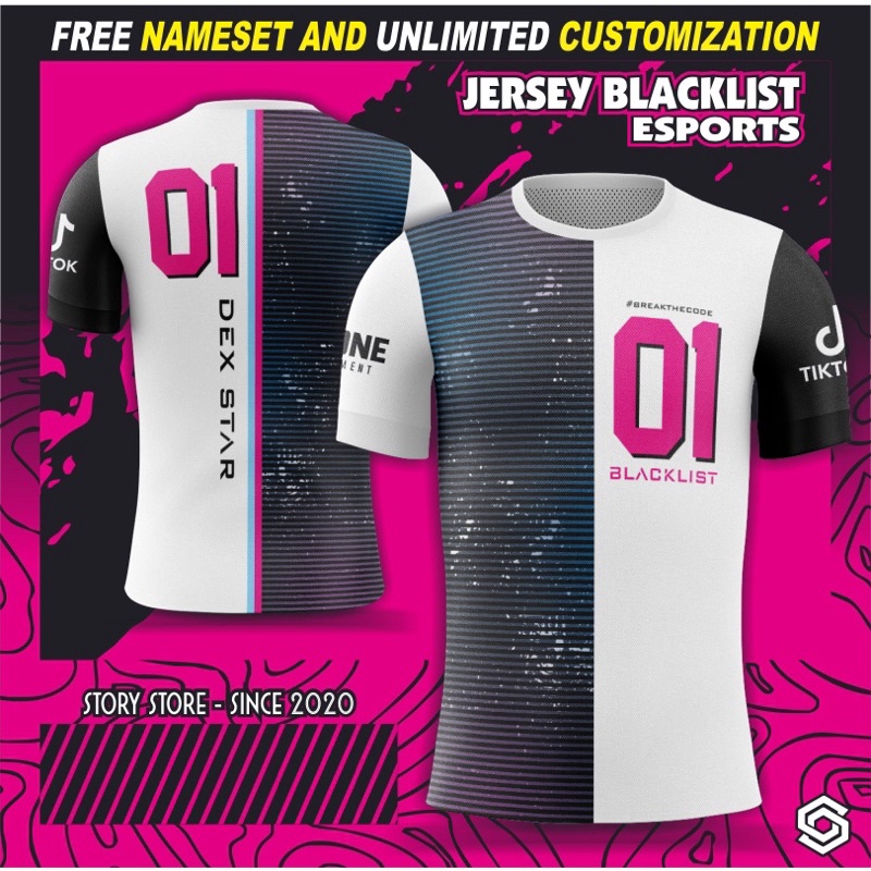 KAOS JERSEY BLACKLIST