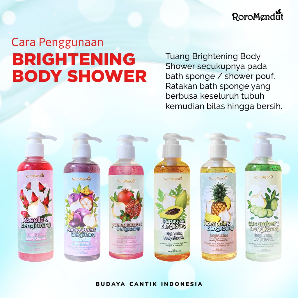 Roro Mendut Scrub Body Shower Brightening