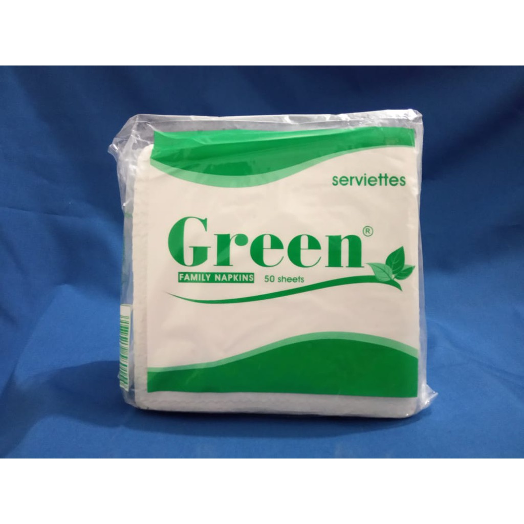 MURAH Tissue Makan Topik/Green