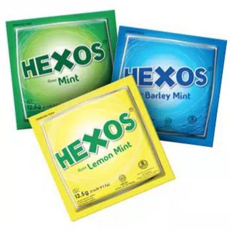 hexos permen pelega tenggorokan 12.5 gram all varian