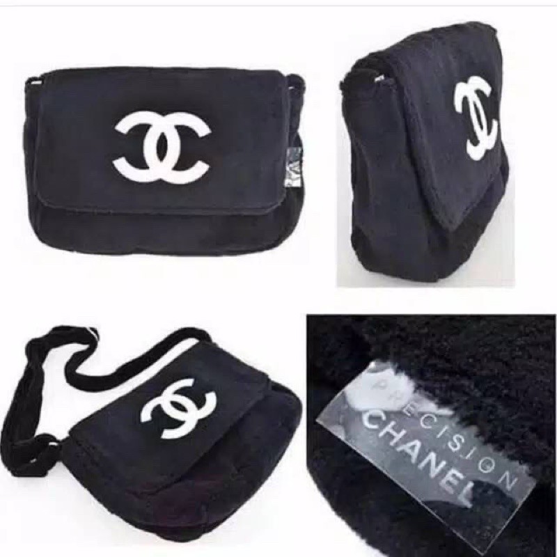 chanel fur bag